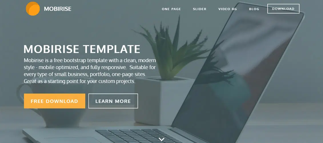 Mobirise --- Free-One-Page-Bootstrap-Template