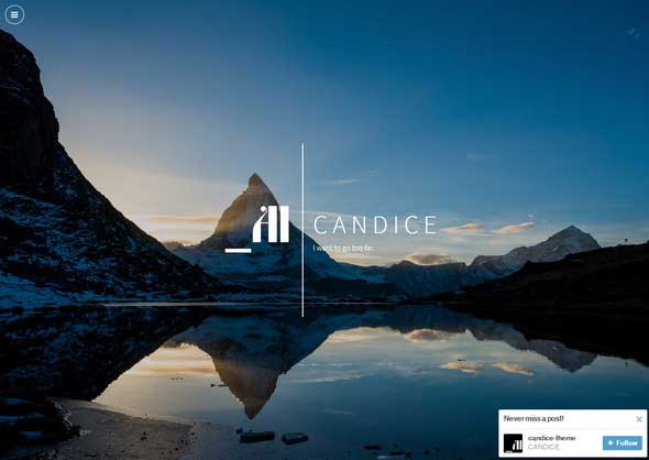 17 Teme Tumblr gratuite pentru o singură coloană Candice