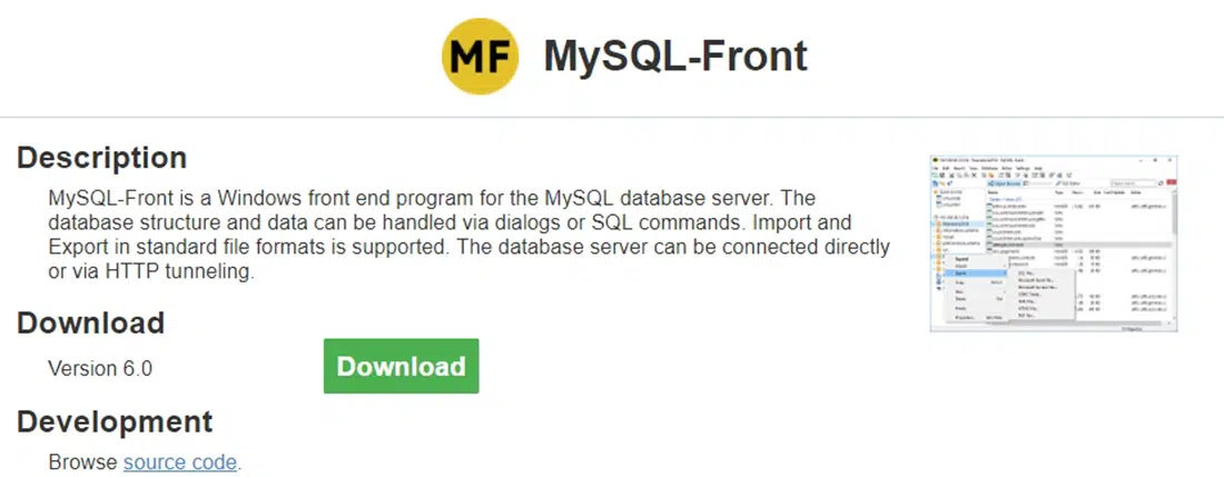 MySQL-프론트