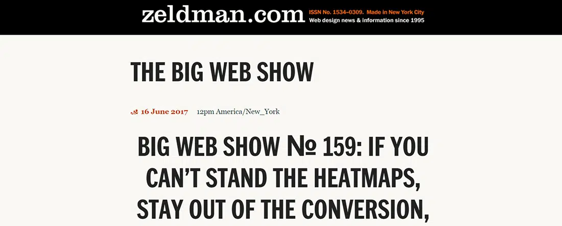 The Big Web Show Archivos - Zeldman en Web y diseño de interacción