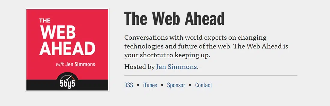 5by5 The Web Ahead Los mejores podcasts para diseñadores web