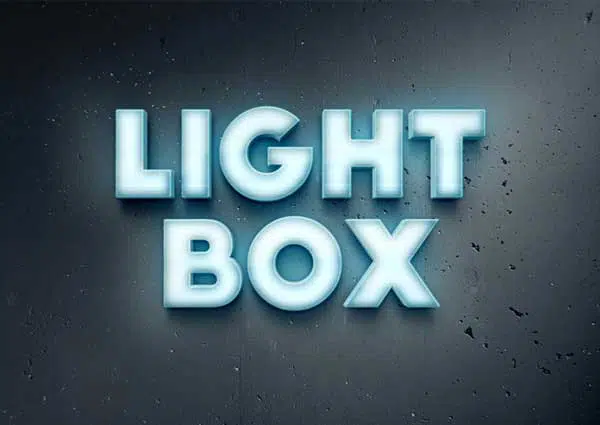 37-Lightbox-Text-Efekt