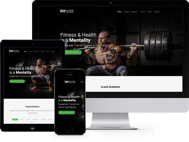 20 Fitness Darmowe szablony stron internetowych przy użyciu Bootstrap-3