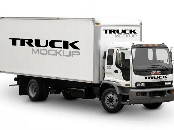 30 Mockup Truk Besar