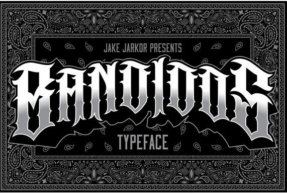 Bandidos Blackletter Czcionka