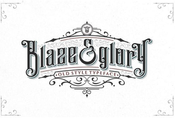 Blaze & Glory Blackletter Krój pisma