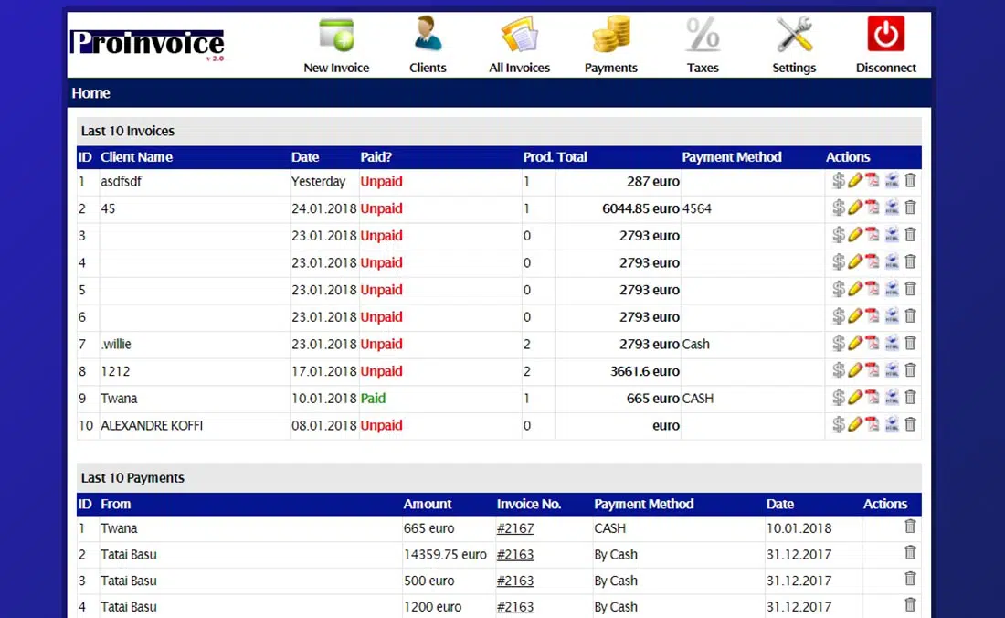 Pro Invoice Maker - Inteligentny system fakturowania