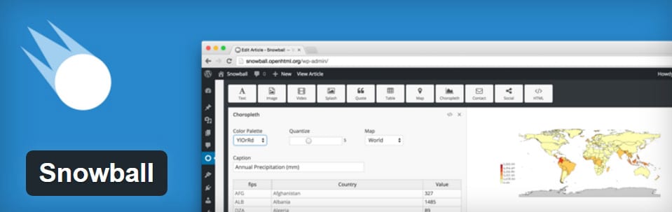 Snowball — Wtyczki WordPress
