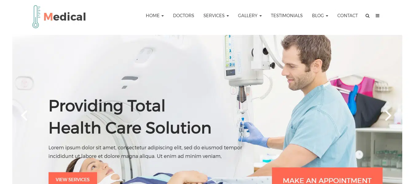 Medical Health & Medical HTML เทมเพลตตัวอย่าง ThemeForest