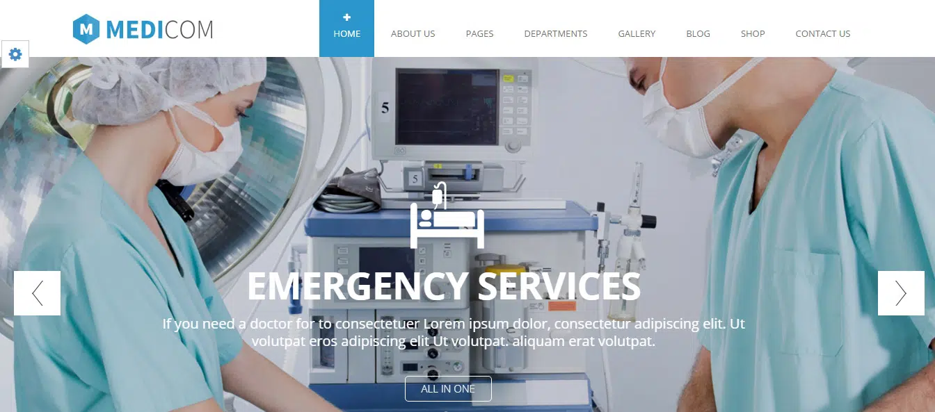 Medicom Medical & Health Template Preview ThemeForest