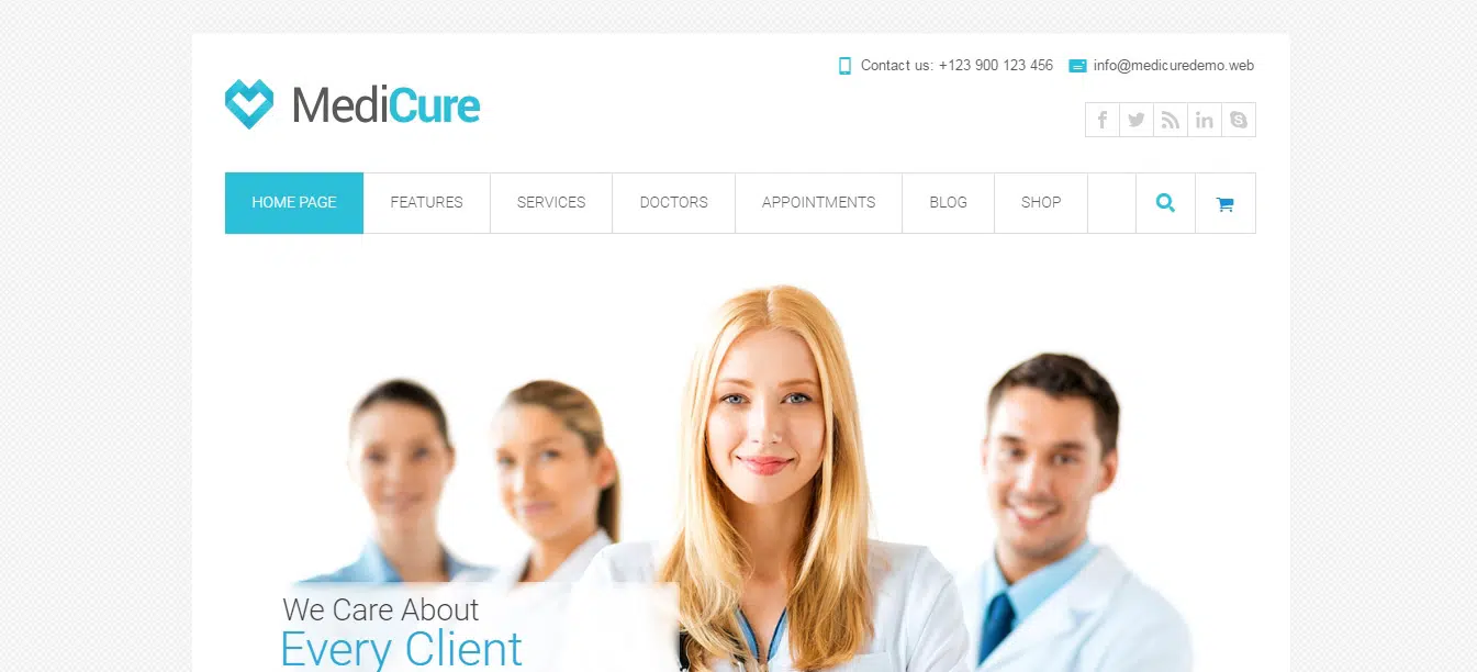 MediCure WordPress Theme โดย CMSMasters