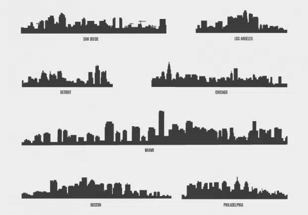 American-Cities-sagome-Vector-_-Download-gratuito