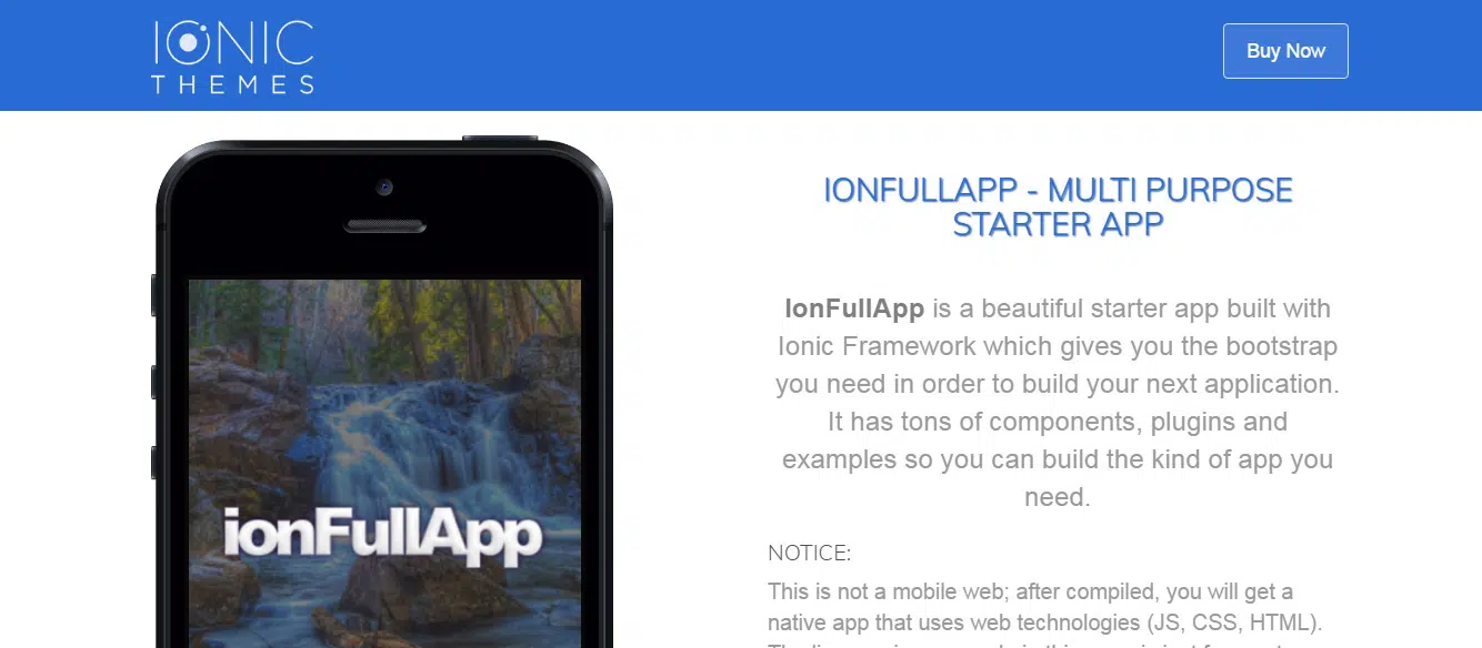 IonFullApp Full Ionic Template Cordova الإضافات