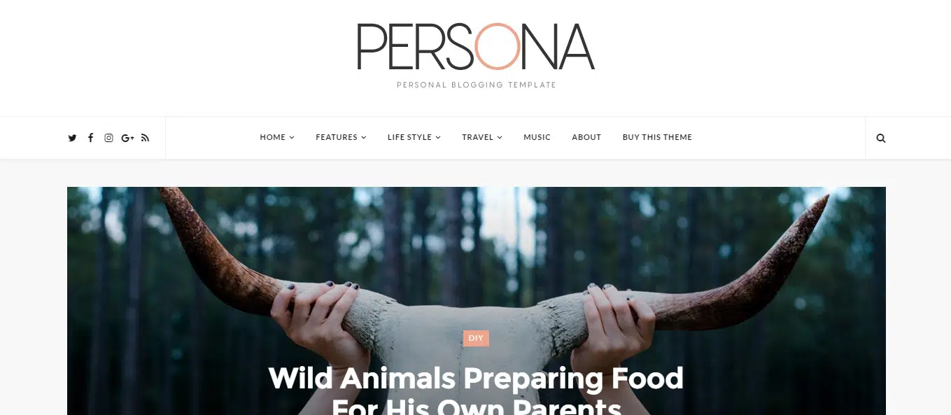 Template Blogger Pribadi Gaya Hidup Persona