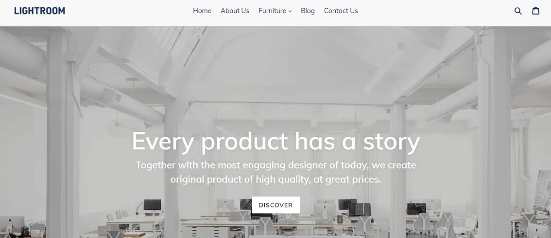 เปิดตัว - เทมเพลต Shopify แบบเบาฟรี