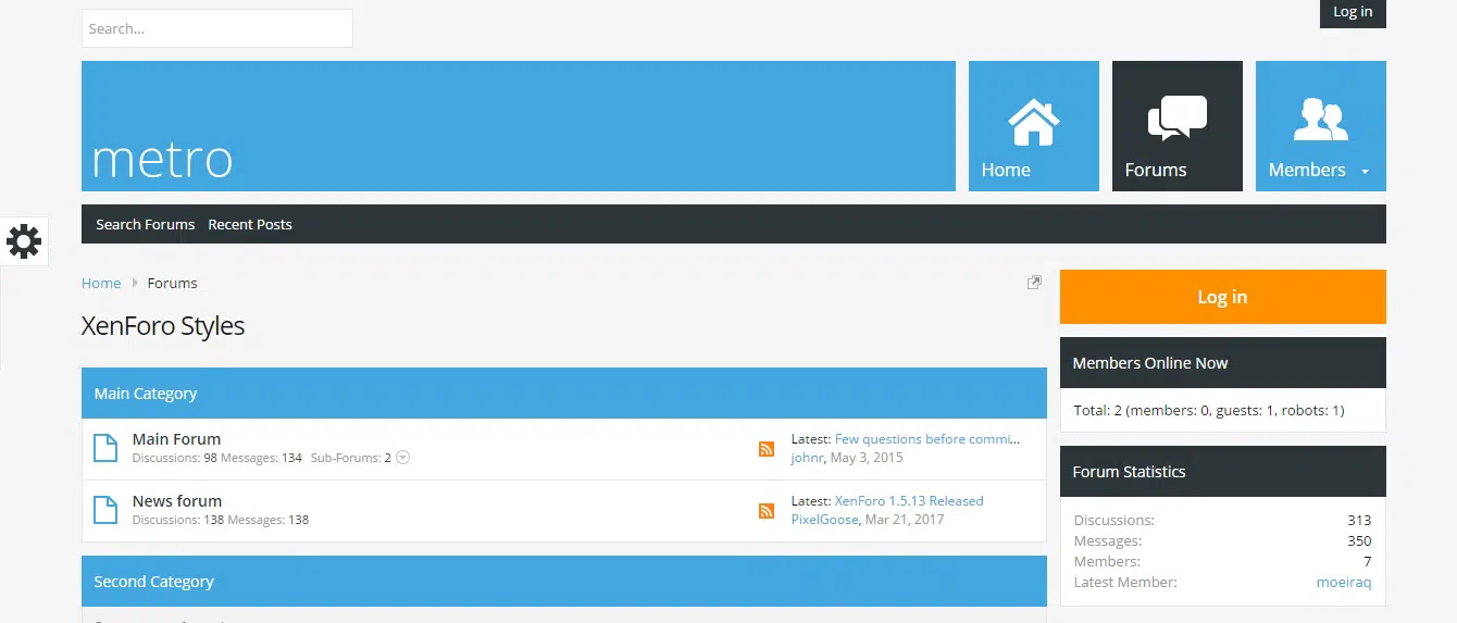 Tema Premium Templat Situs Web Forum phpBB