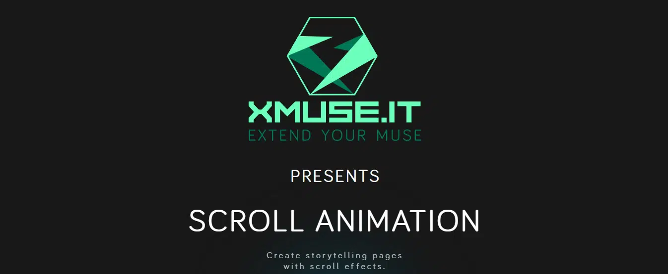 animations de défilement Produits Muse Widgets