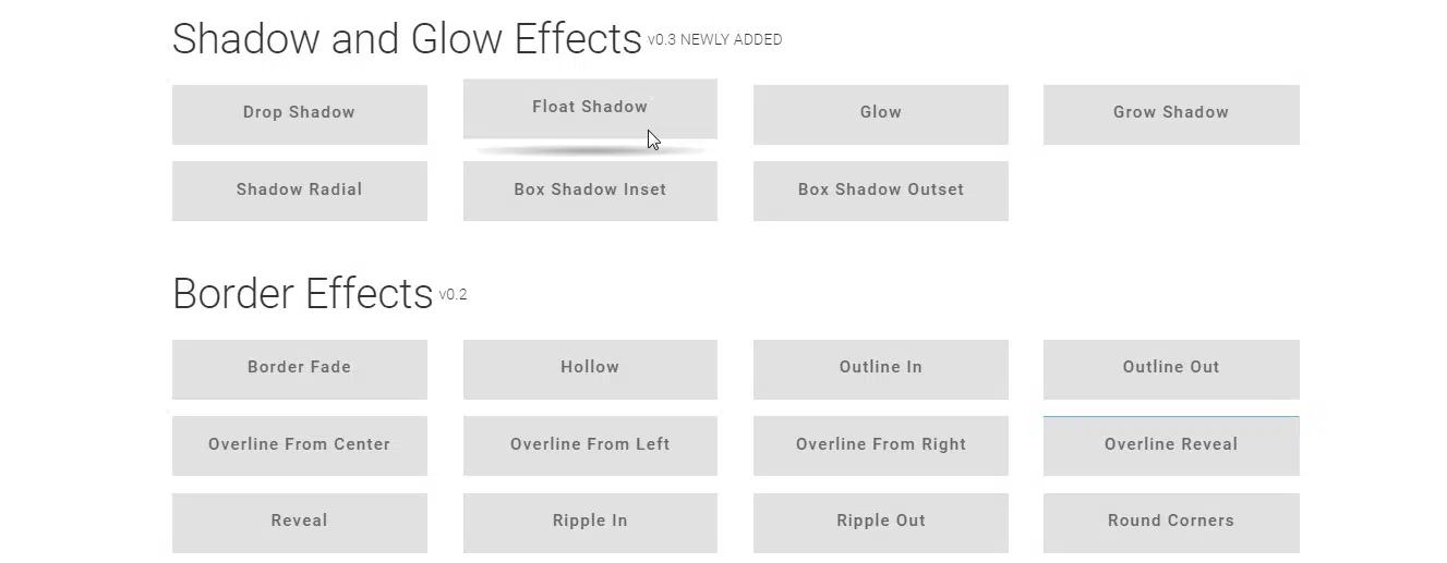 Effetti rollover Adobe Muse