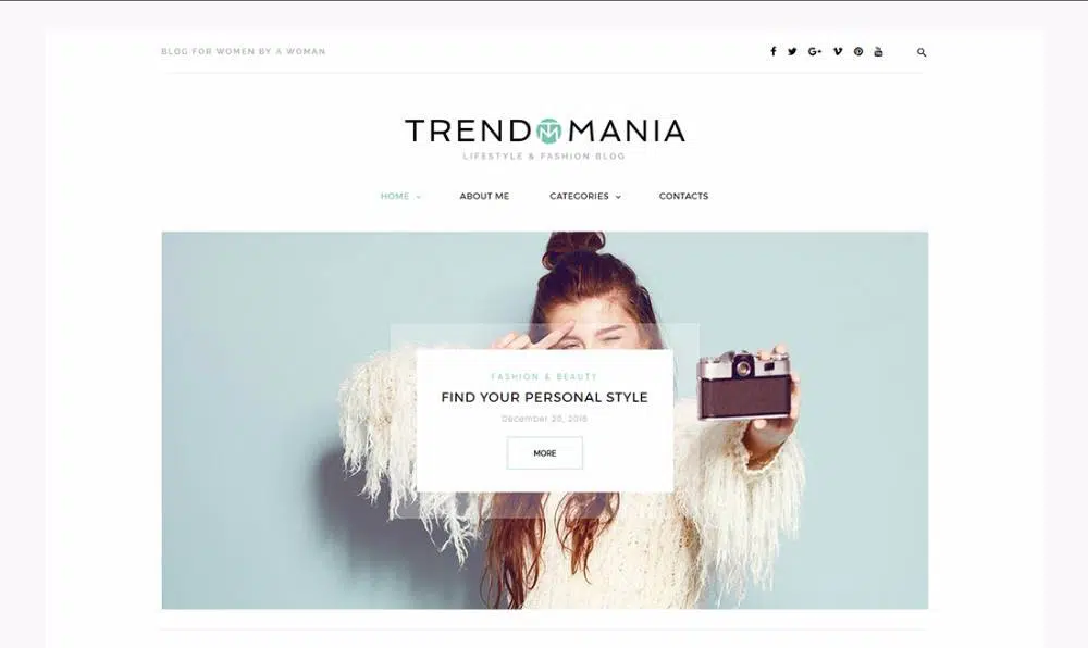 30-Tarz ve Moda Yaşamı WordPress Teması