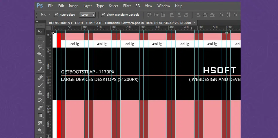 12 列 Bootstrap 3.0.0 網格模式