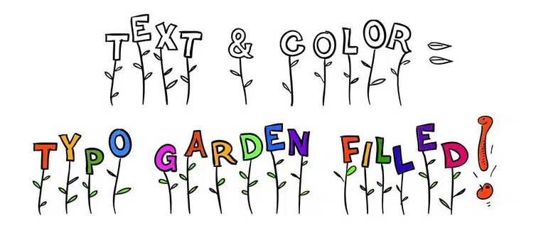 Font demonstrativ Typo Garden