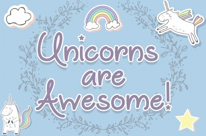 Unicorn Adalah Font yang Luar Biasa