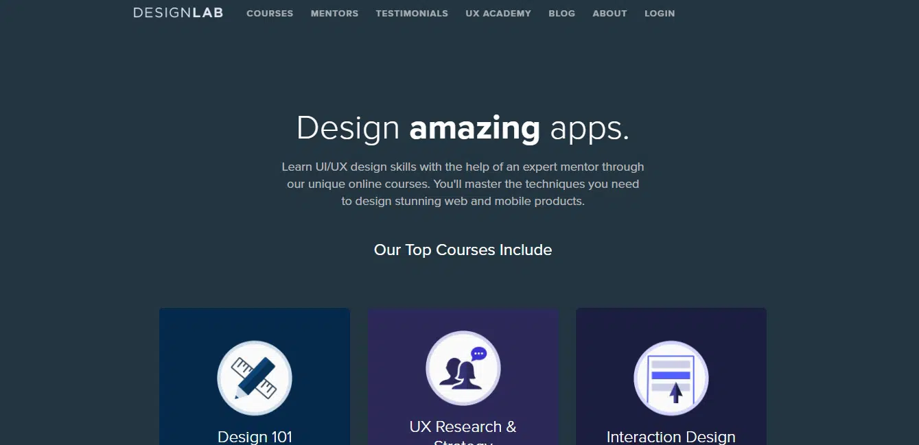 Designlab - Изучите пользовательский интерфейс и UX