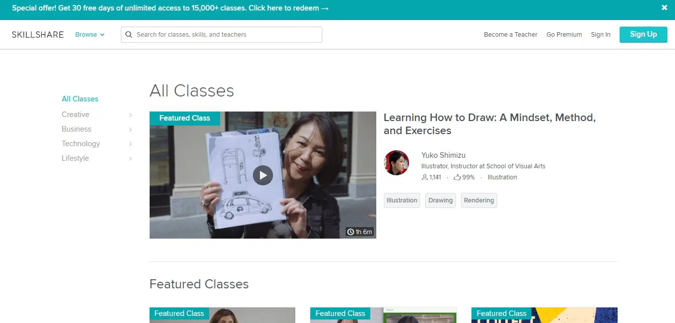 Skillshare Meilleurs cours UX