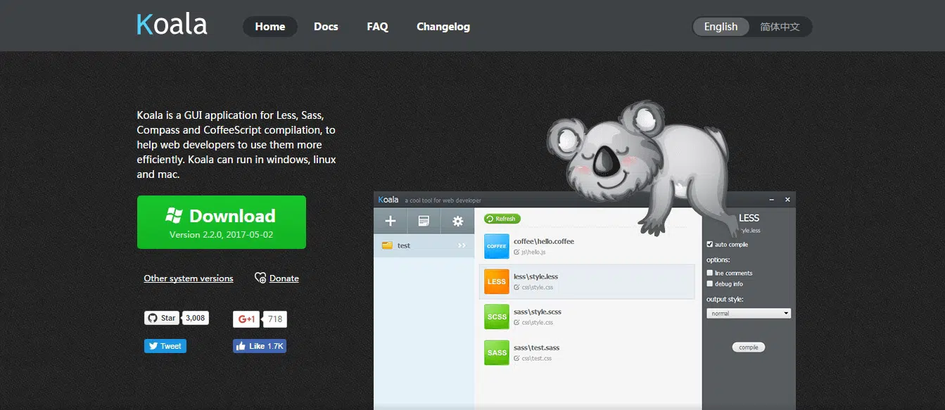 Koala GUI Menos Compilador