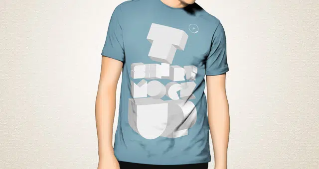 เสื้อยืด Mockup แม่แบบ Psd