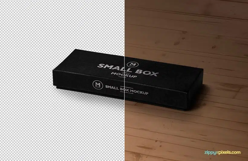 mockup di box gratuito psd Creazione di modelli