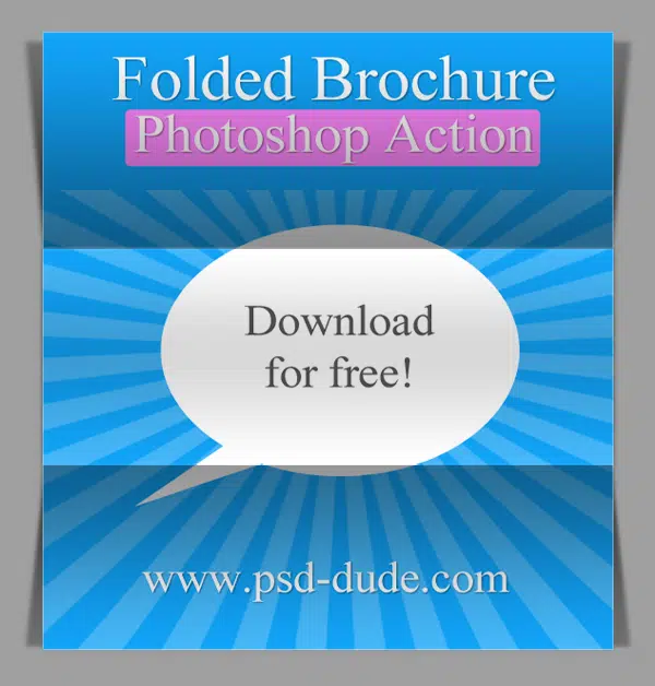 Fold Photoshop Action