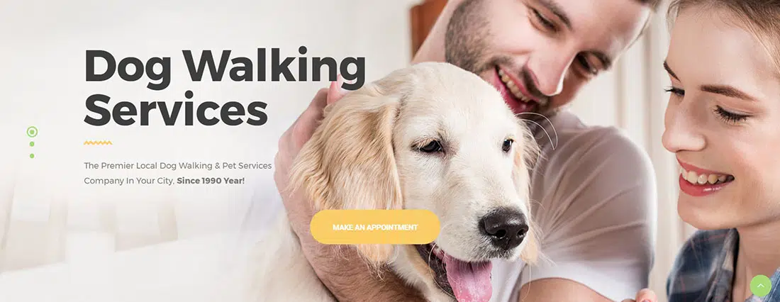 OnLeash - Tema WP para passear com cães e serviços para animais de estimação