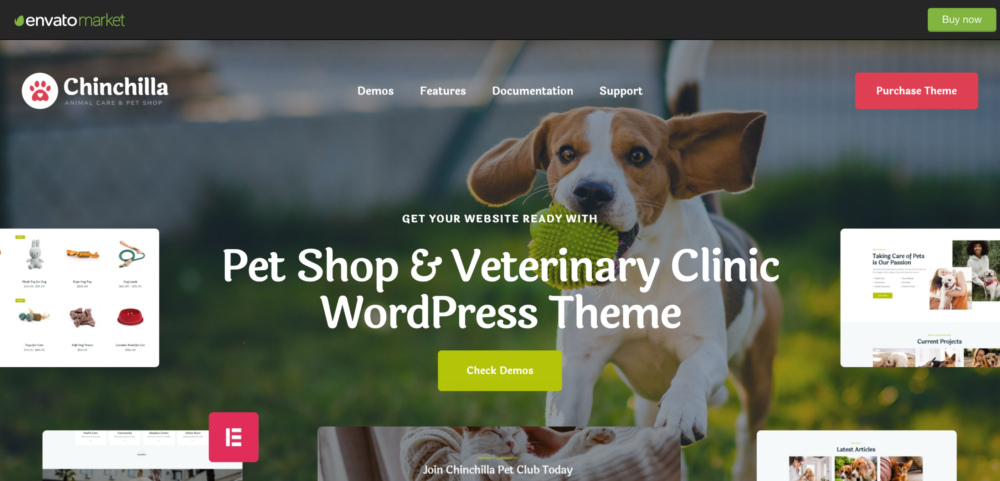 Chinchilla - Animal Care WordPress Theme