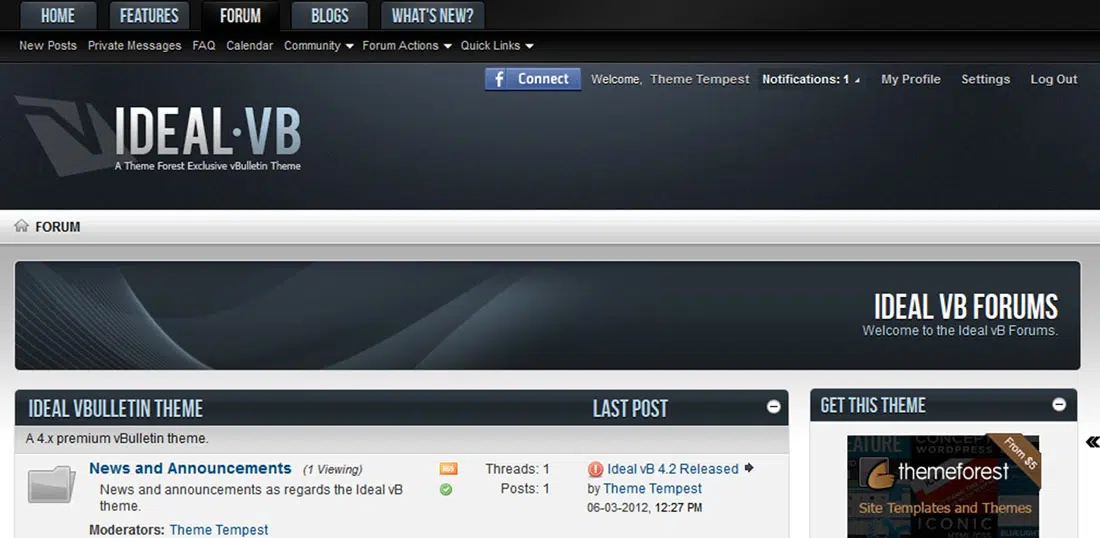 理想 - 一個 vBulletin 4