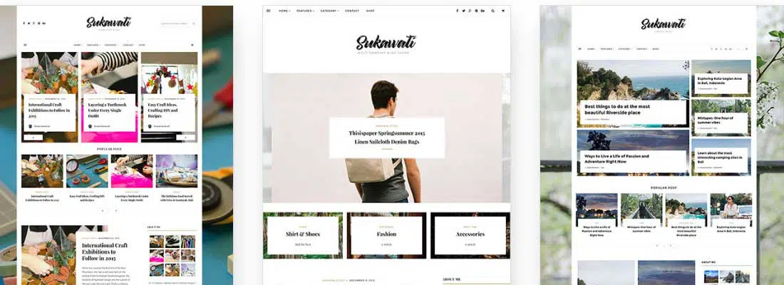 Sukawati review șabloane de blog