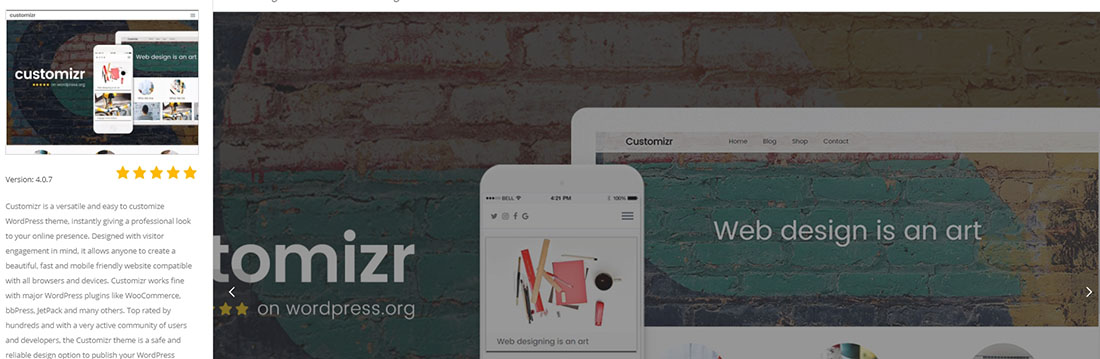 Customizr Free Bootstrap WordPress Theme