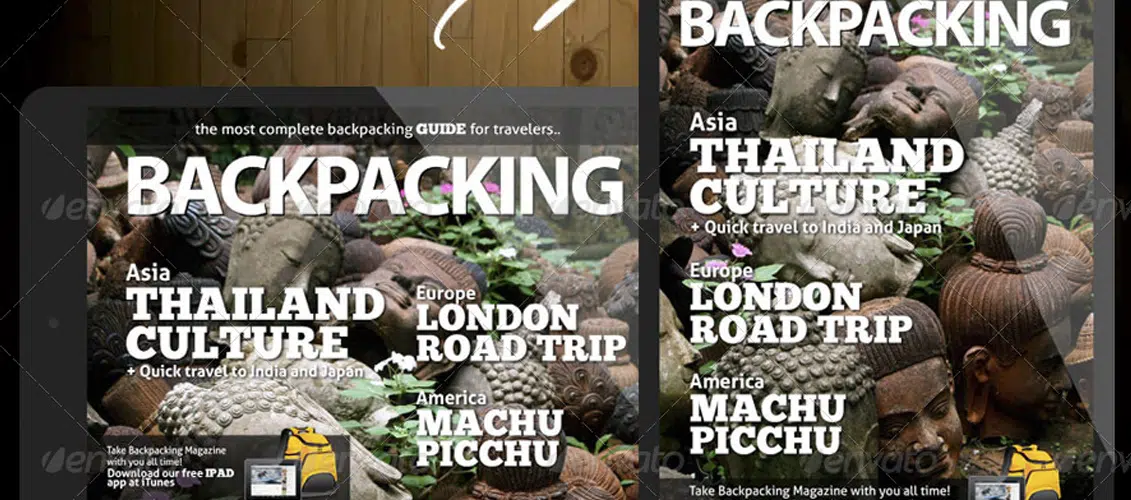 Szablon magazynu BackPacking na iPada