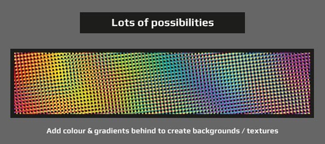 Moire Dot Pattern Actions