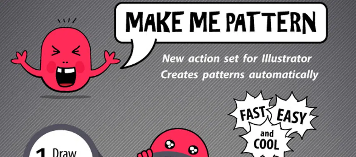 Make Me Pattern Action Set für Illustrator