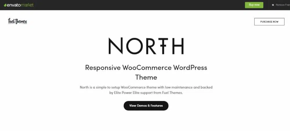 Tema North WooCommerce