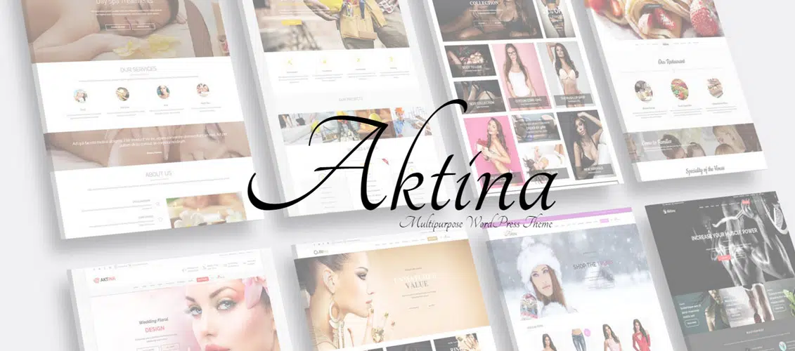 Aktina Descargas digitales Plantillas de sitios web Tema de WordPress