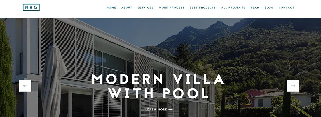 NRGarchitect - Premium Drupal Theme - Clean Portfolio Website Templates