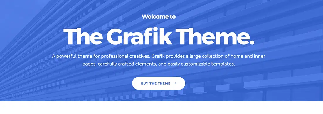 Grafik - Тема портфолио, дизайна и архитектуры