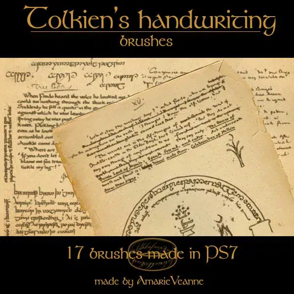 Tolkiens Handschriftpinsel