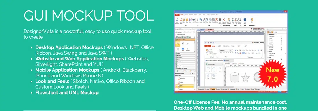 DesignerVista Mockup Tool Alat Desain Antarmuka Pengguna