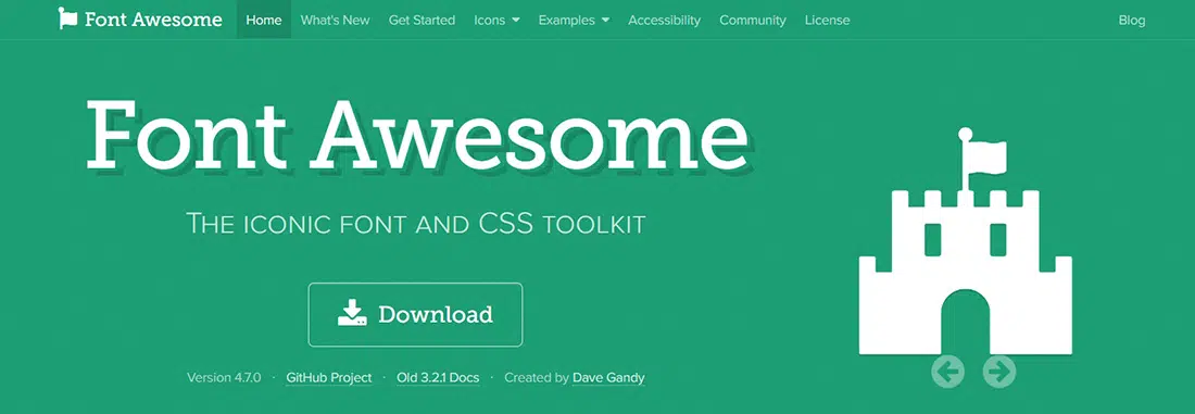 Font Awesome, il font iconico e il toolkit CSS