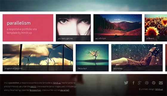 Template Responsif HTML5 Paralelisme