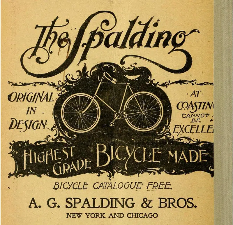 Proyek Tipografi Vintage Sepeda Spalding