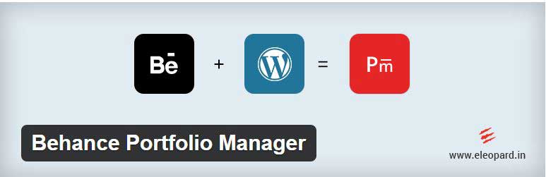 plugin per wordpress del gestore di portafoglio behance